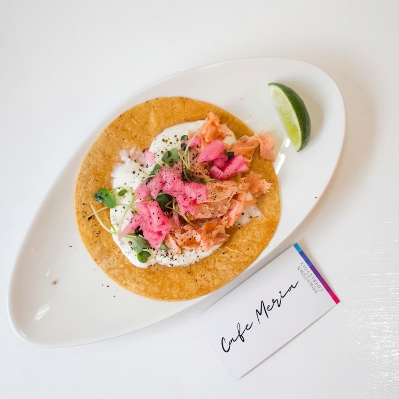 Smoked Salmon Taco